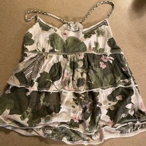 Floral tank top